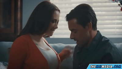 Romantisk sex med en bra bystig mamma